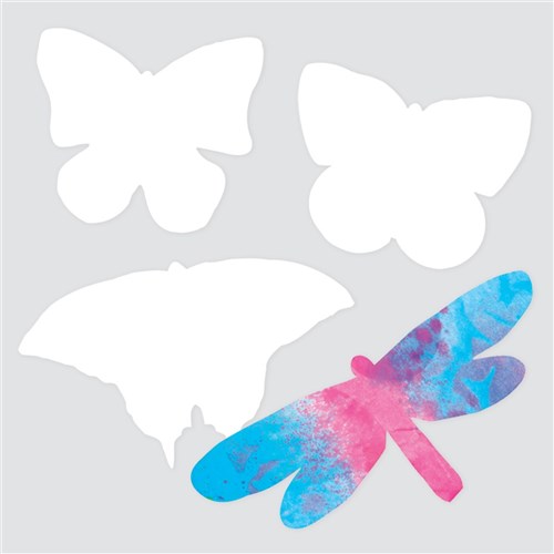 Colour Diffusing Insect Shapes - Pack of 48