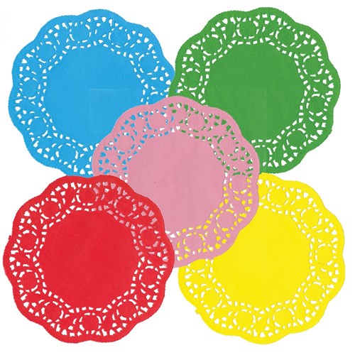 Doilies - Coloured - Pack of 120