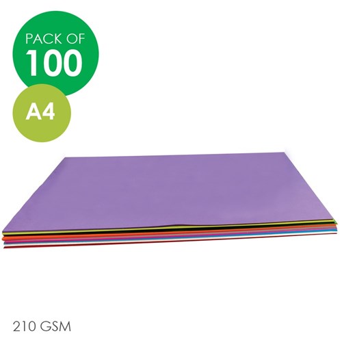 Quill MultiBoard - Assorted - A4 - Pack of 100