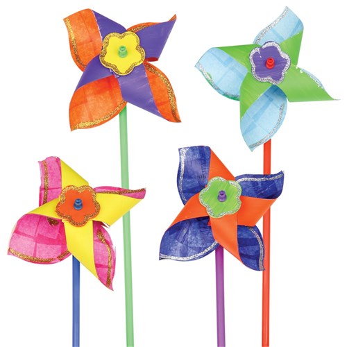 Design Your Own Windmills - Pack of 8