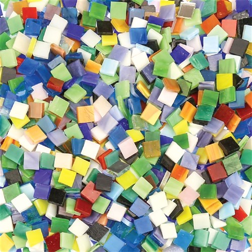 Glass Mosaic Tiles - Small - 1kg Pack