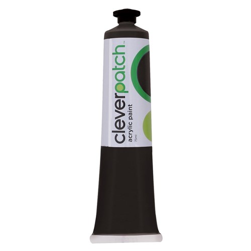 CleverPatch Acrylic Paint Tube - Black - 75ml