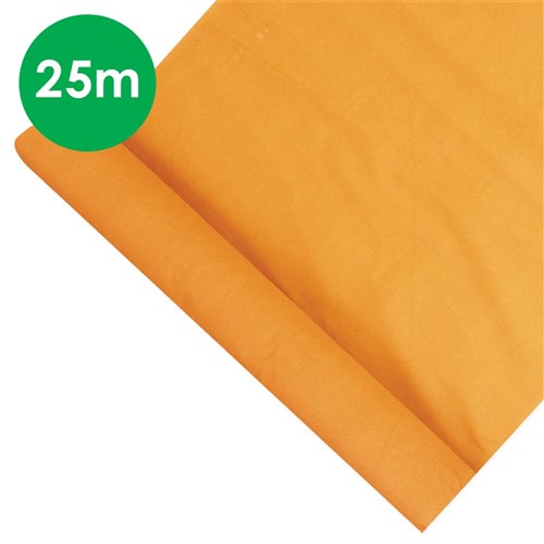 Crepe Paper Log - Orange - 25 Metres