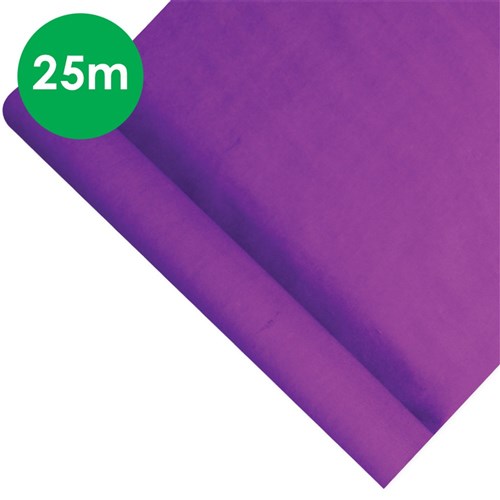 Crepe Paper Log - Purple - 25 Metres