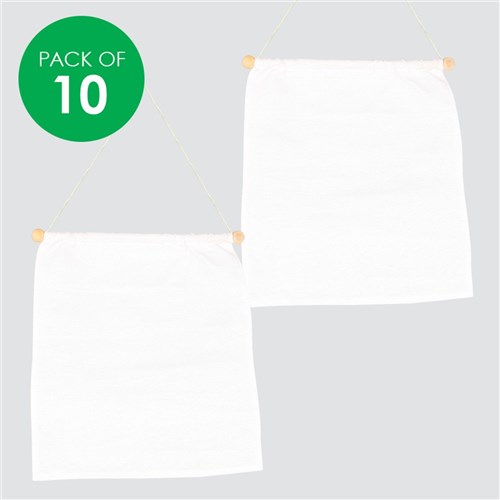Small Canvas Banners - Pack of 10