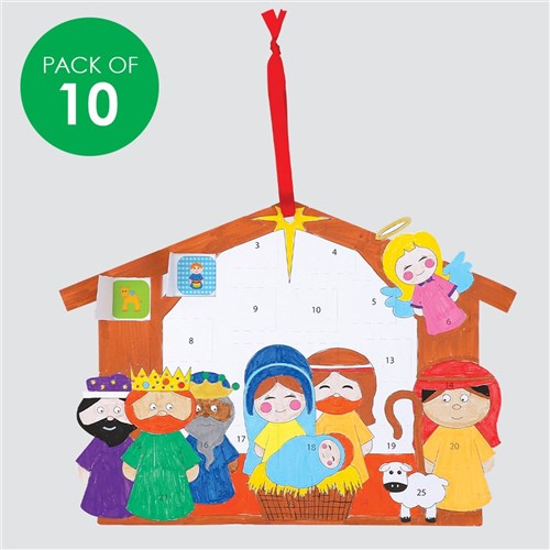 Advent Calendar - Nativity - Pack of 10
