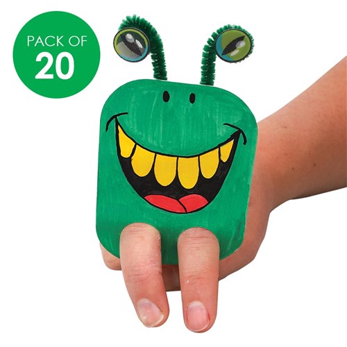 Cardboard Finger Puppets - Pack of 20