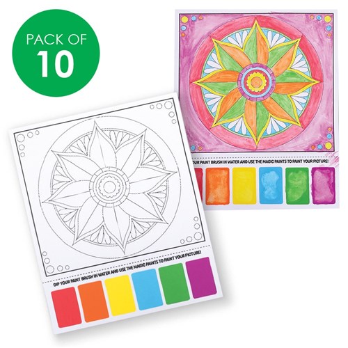 Magic Painting Pictures - Mandala - Pack of 10