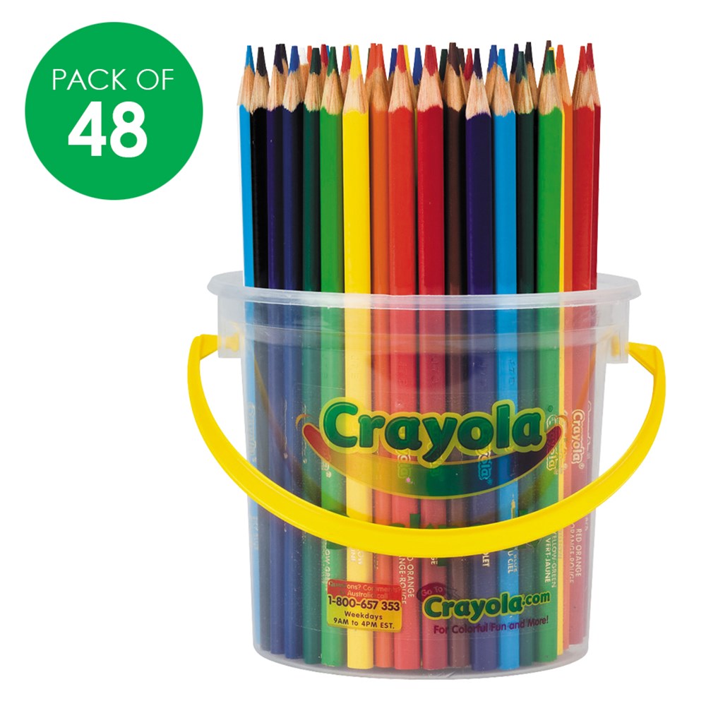 FABER-CASTELL 48 Triangular Shaped Color Pencils