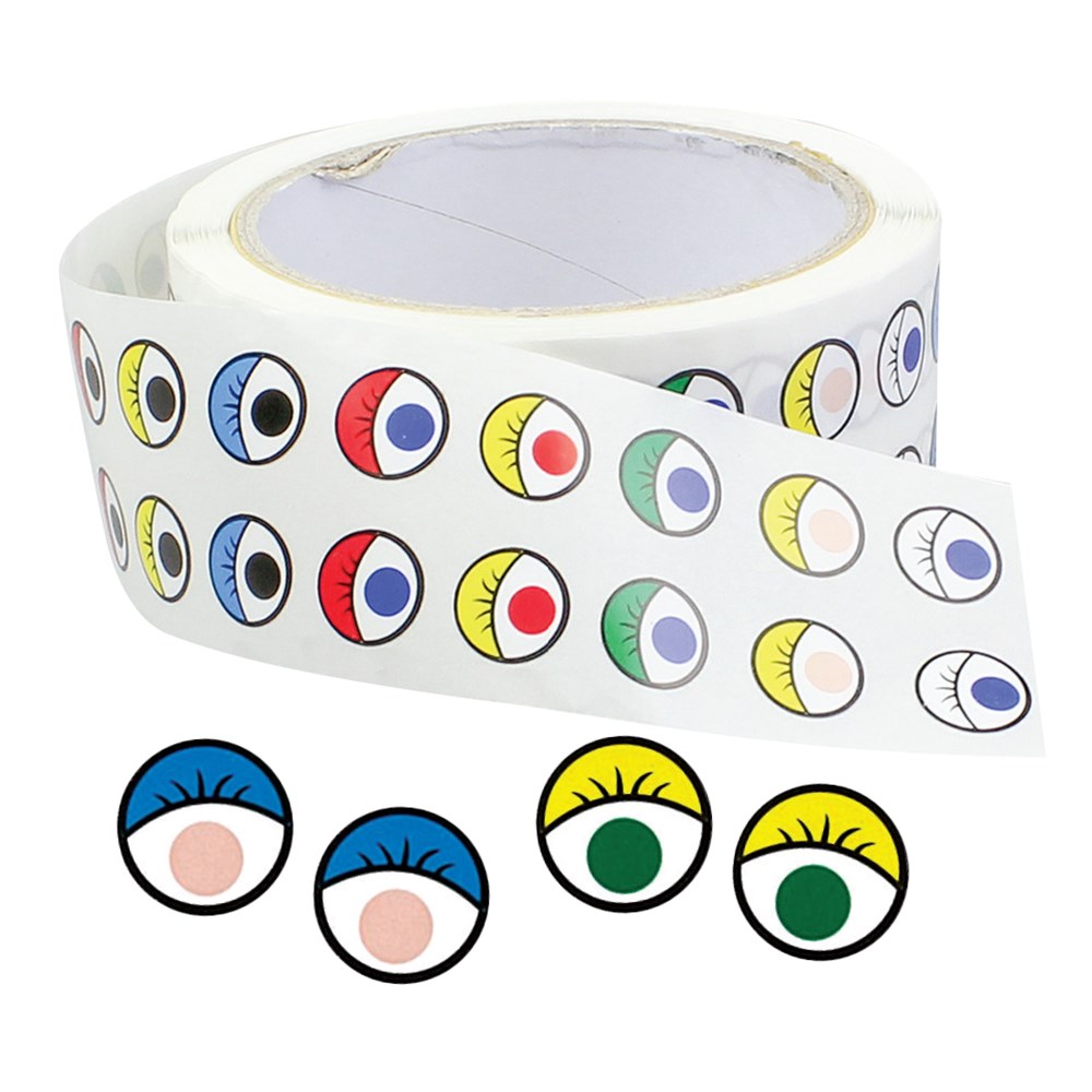 Cartoon eye store stickers