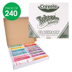 Crayola Twistables Crayon Deskpack - 32 Twistable Crayons in 8 Colours - New