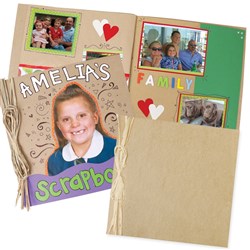 Papier Mache Scrapbook - All About Me