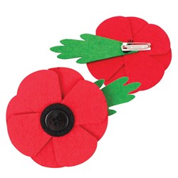 Remembrance Day Poppy Patch 40mm