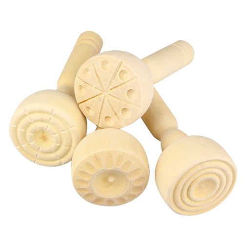 Wooden Dough Stampers 