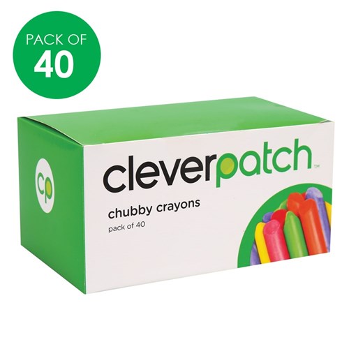 Chubby Crayons - Pack of 40, Crayons