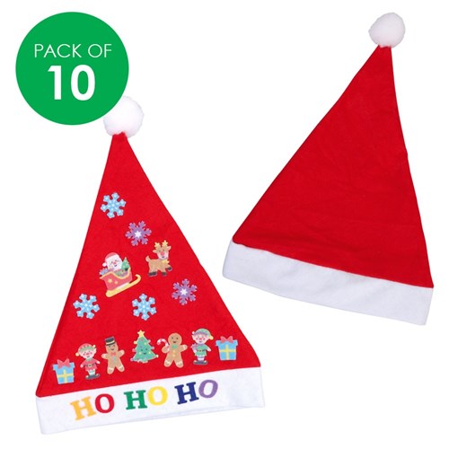 Santa Hat Red Felt Santa Hat Red Felt