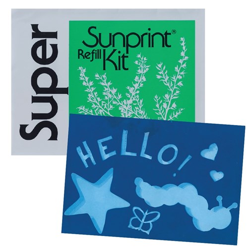 Sun Sensitive Paper - Pack of 15 - Film Paper | CleverPatch - Art & Craft Supplies