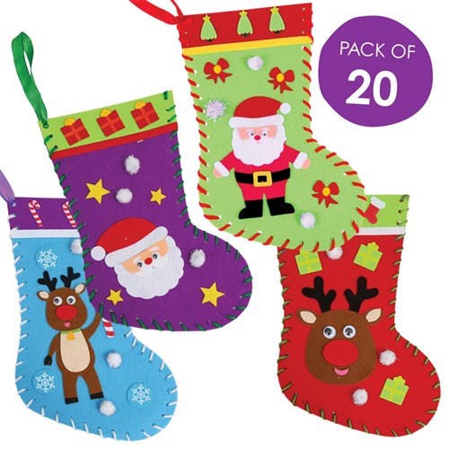 Download Felt Christmas Stocking Sewing Cleverpack Activity Packs Cleverpatch Art Craft Supplies PSD Mockup Templates