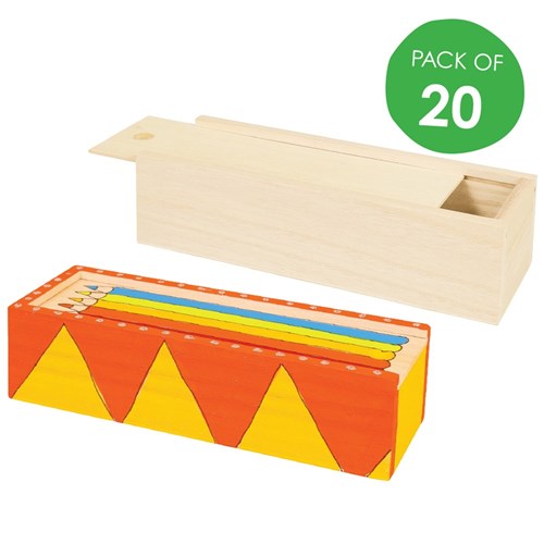 wooden craft boxes