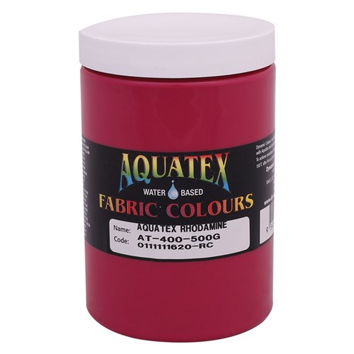 Aquatex Fabric Paint - Pink - 500g Pack