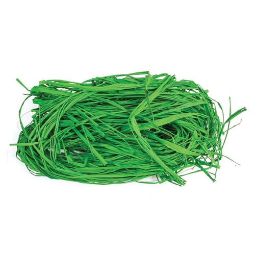 green raffia