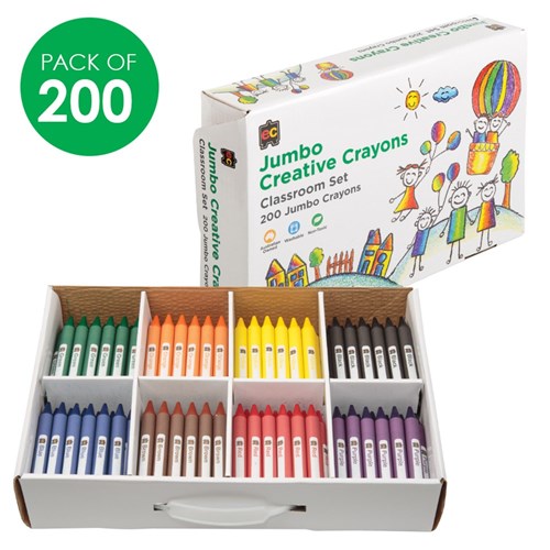 The Teachers' Lounge® Jumbo Crayon Classroom Pack, Color,, 52% OFF