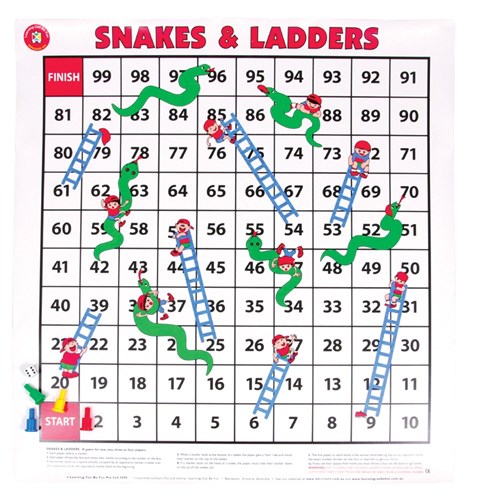 Snakes And Ladders Floor Game Cleverpatch Art Craft Supplies