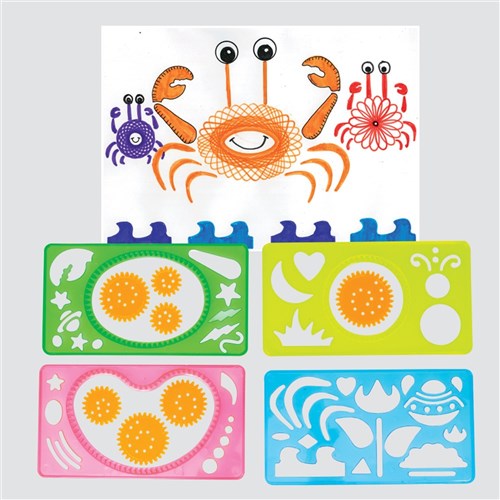 Plastic Spiral Art Kit  CleverPatch - Art & Craft Supplies