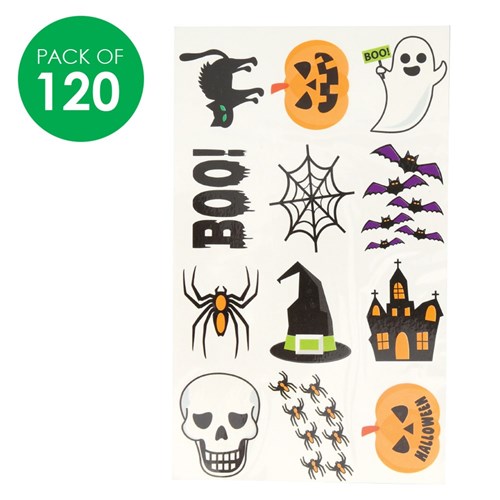 Temporary Tattoos - Halloween - Pack of 120 - CleverPatch | CleverPatch ...