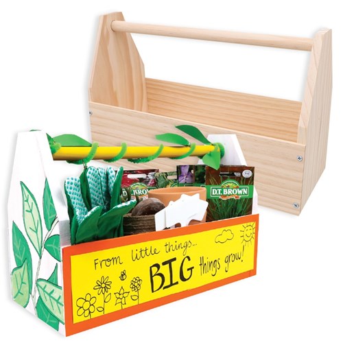 Large Wooden Tool Box - Each - CleverPatch