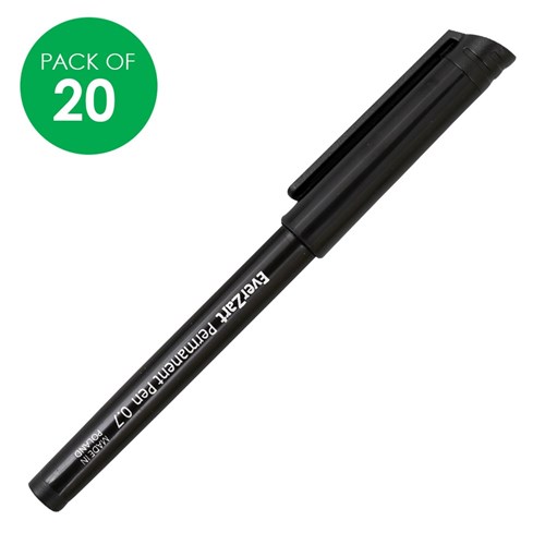 Permanent top black pen