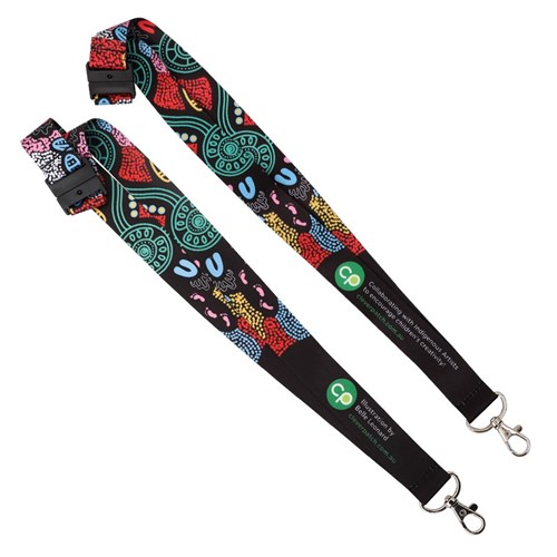Indigenous Designed Lanyard - Storylines - Each CleverPatch | CleverPatch Art & Craft