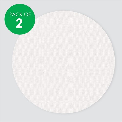 Round Canvas Board White Painting Board for Crafts