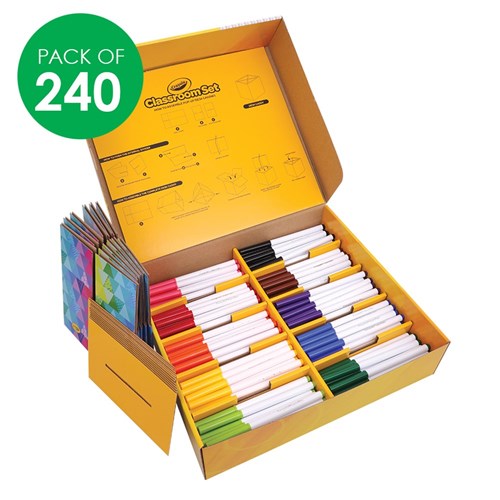Crayola Super Tips Washable Markers Classpack Pack of 240