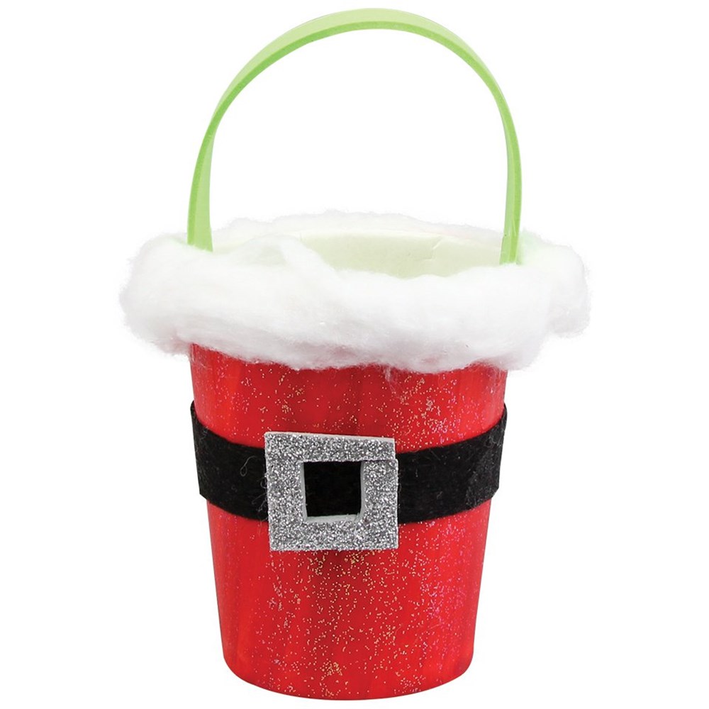 DIY Santa Cups With Reusable Belts