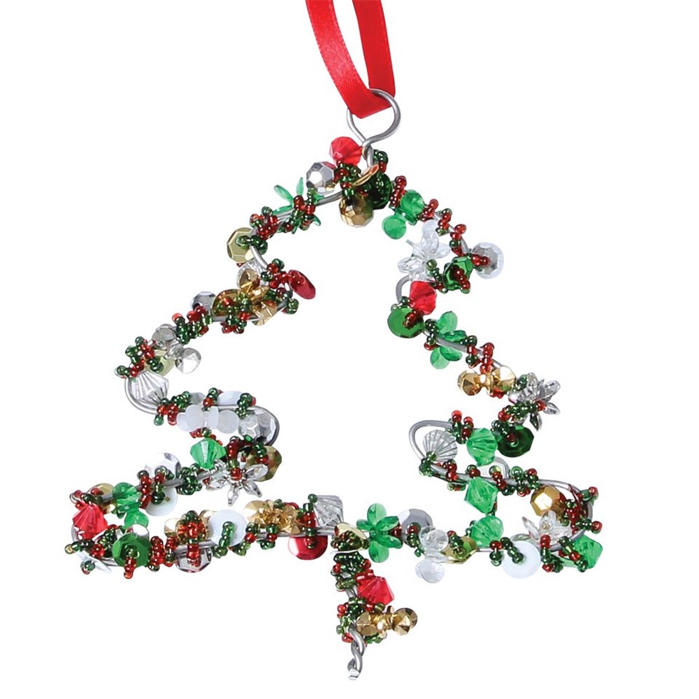 beaded ornaments for christmas