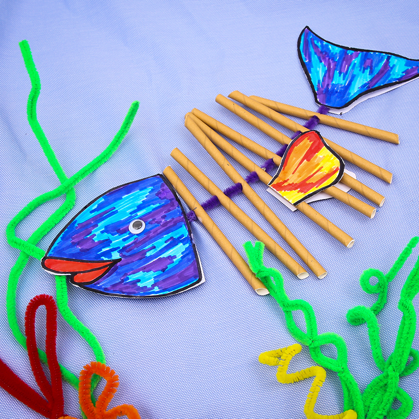 Wiggly Fish | Paper & Card - CleverPatch | CleverPatch - Art & Craft ...