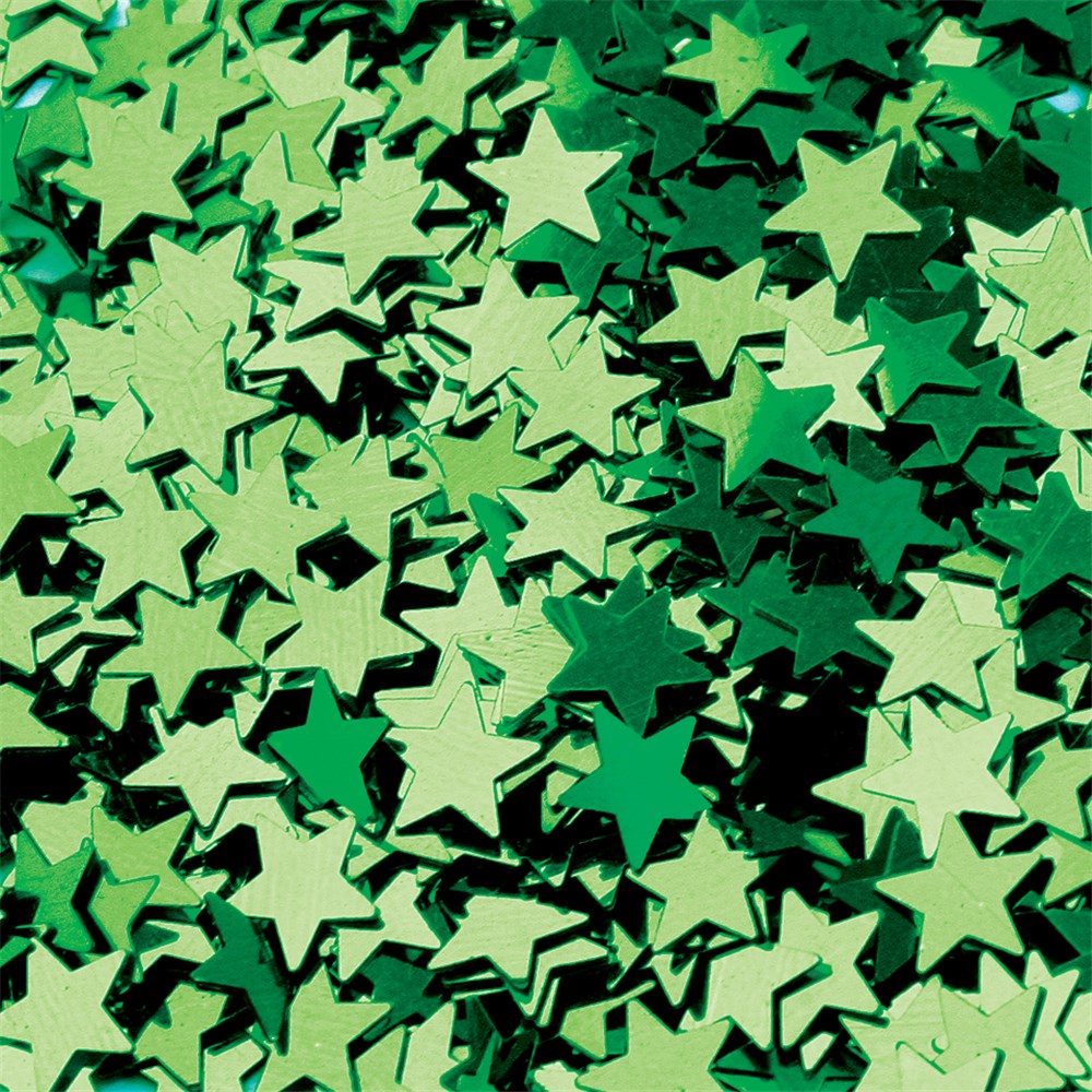 Glitter Stars - Green - 25g Pack | Collage & Craft | CleverPatch - Art ...