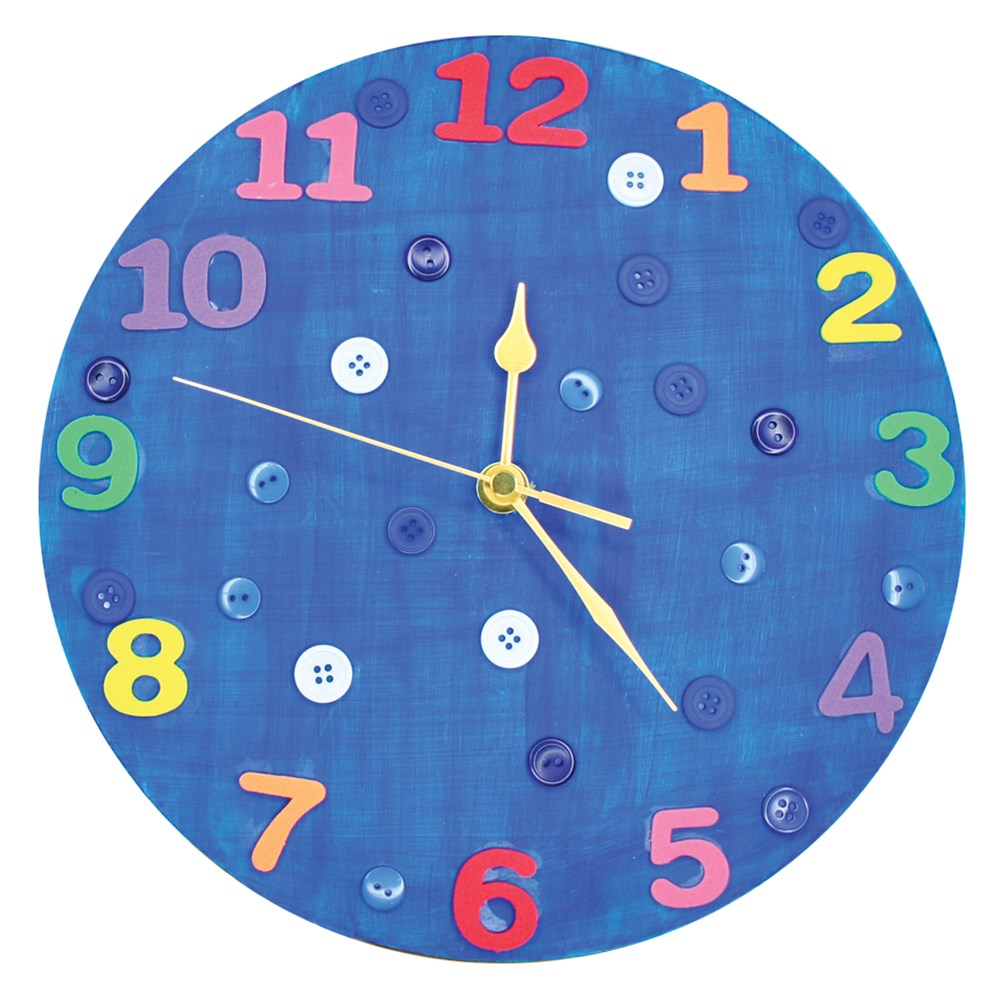 Wooden Clock Face - 25cm | Clock Making - CleverPatch - Art & Craft