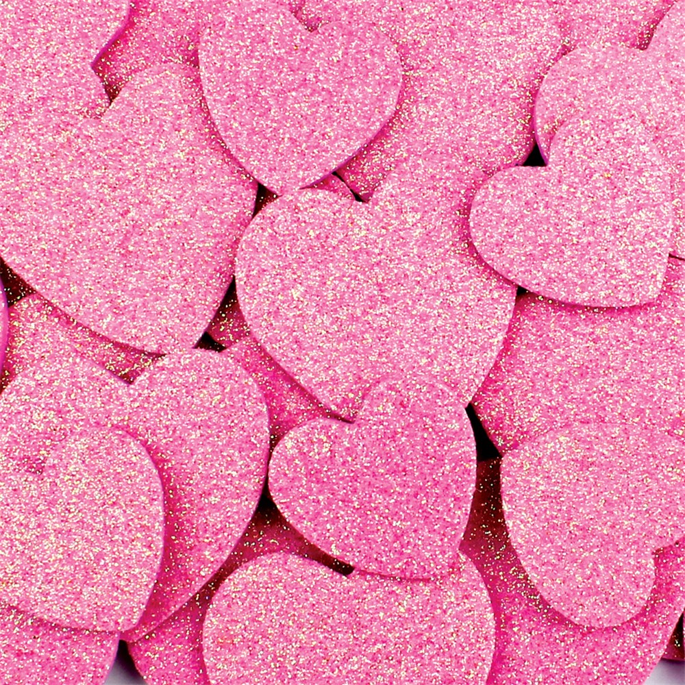 Foam Glitter Heart Stickers - Pack of 160 | Foam | CleverPatch - Art ...