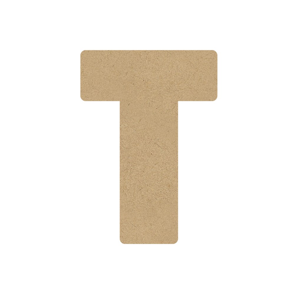 3D Wooden Letter - Uppercase - T | Wood | CleverPatch - Art & Craft ...