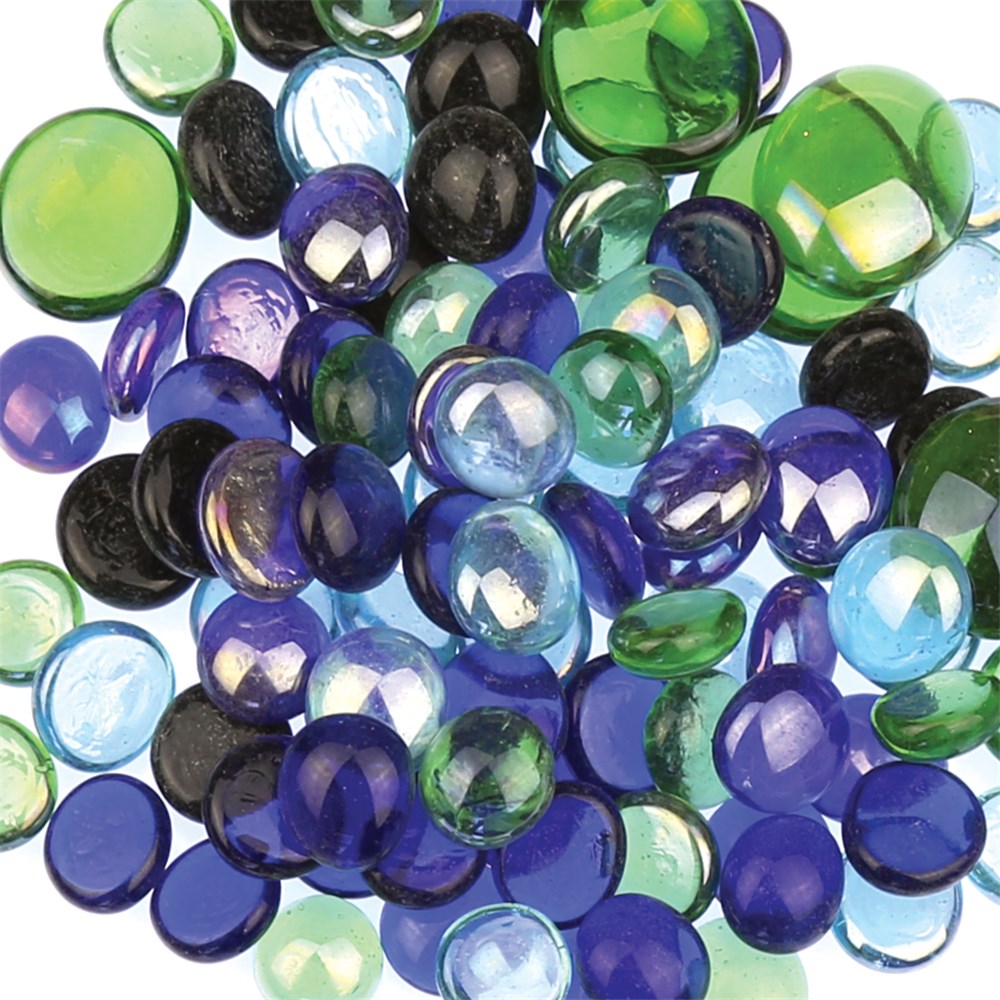 Glass Gems - 500g Pack | Mosaics - CleverPatch - Art & Craft Supplies