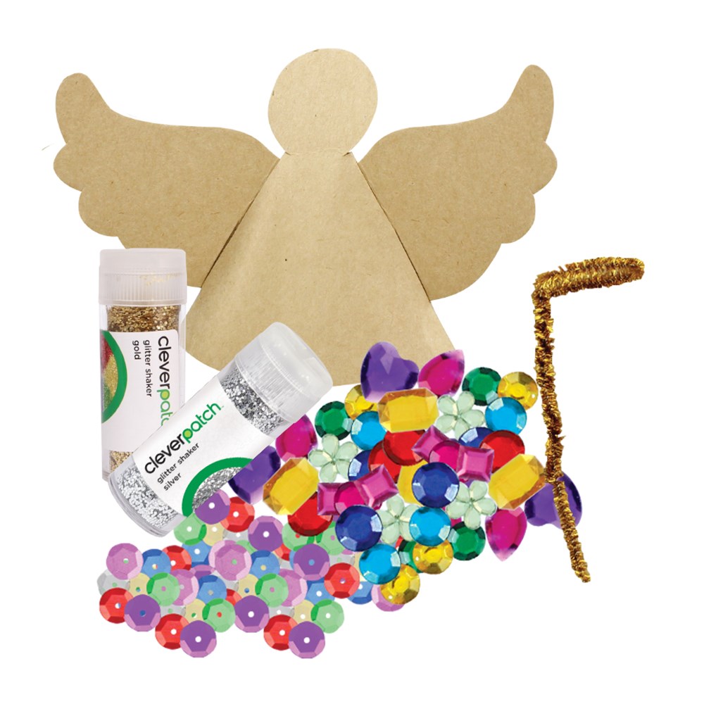 Cardboard Angel Tree Toppers Group Pack | CleverPatch - Art &amp; Craft Supplies