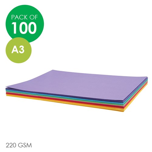 Spectrum Board - Assorted - A3 - Pack of 100