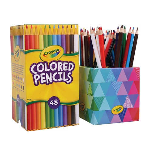 Crayola Coloured Pencils Deskpack - Pack of 48