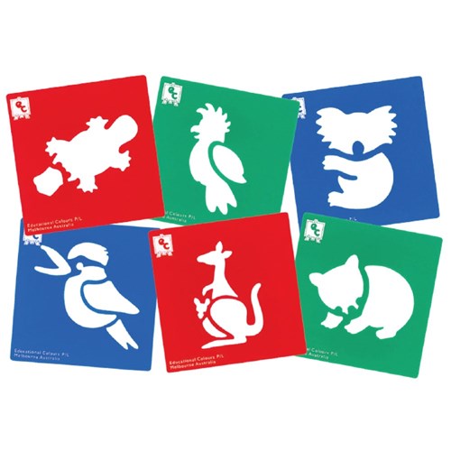 Australian Animal Stencils - Set 1 - Pack of 6