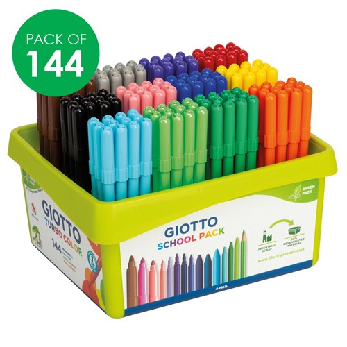 Giotto Turbo Colour Markers Classpack - Pack of 144