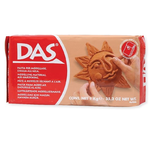 DAS Clay - Terracotta - 1kg Pack, Dough & Clay