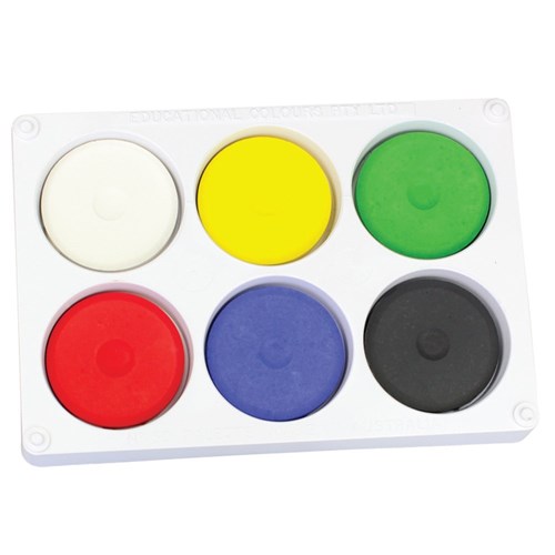 Tempera Paint Palette Set - 6 Well