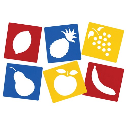 Fruit Stencils - Pack of 6